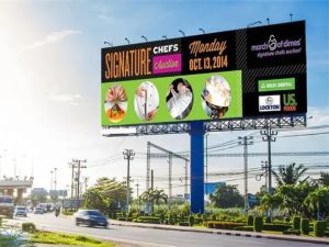 Outdoor LED display for advertisement