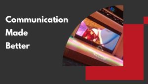 LED screens for internal communication professioanally installed by LED Express