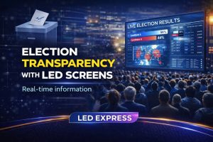 LED screens for elections 