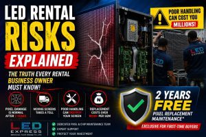 Led screen rental risks and what LED Express Solution 