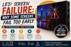 LED screen failures break down by LED Express