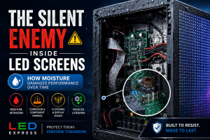 Moisture damages in LED screen and how to defeat it by LED Express