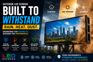 Outdoor LED screen durability and tips by LED Express