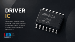 Driver IC as an LED screen component