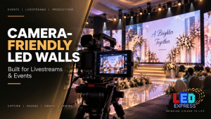 Camera friendly LED wall explained by LED Express