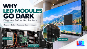 Why LED modules go dark and what the fault means for LED screen repair