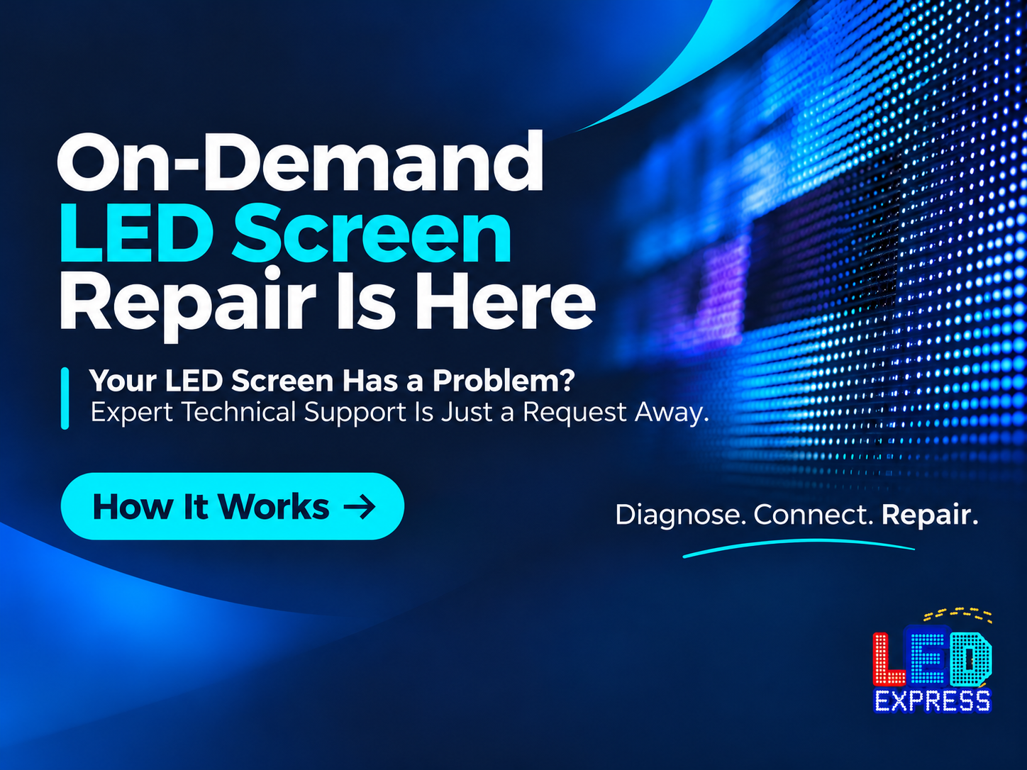 On-demand LED screen repair: LEDfix bringing LED solutions closer than ever